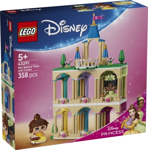 LEGO DISNEY - MINI BELLA Y TIANA CON CASTILLO