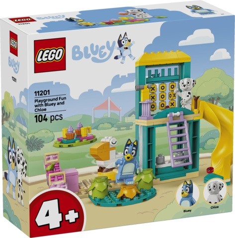 LEGO DIVERSION EN EL PARQUE DE JUEGOS CON BLUEY