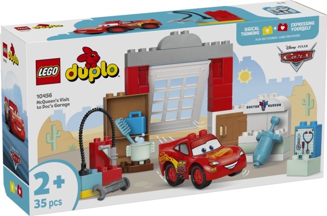 LEGO DUPLO DISNEY - VISITA DE MCQUEEN AL TALLER V29