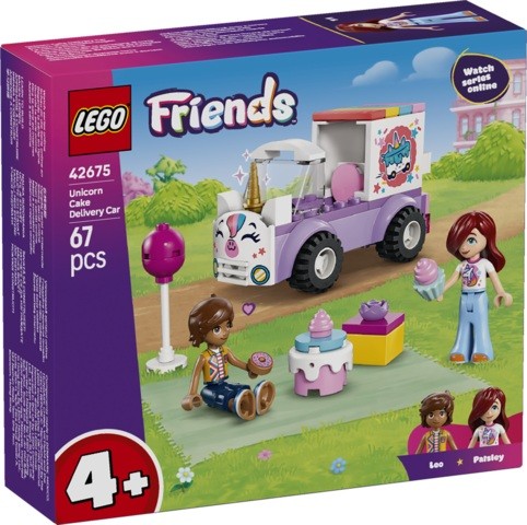 LEGO FRIENDS - COCHE-UNICORNIO DE REPARTO DE PASTELES