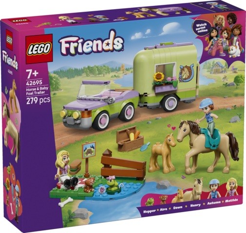 LEGO FRIENDS - REMOLQUE PARA CABALLO Y POTRILLO