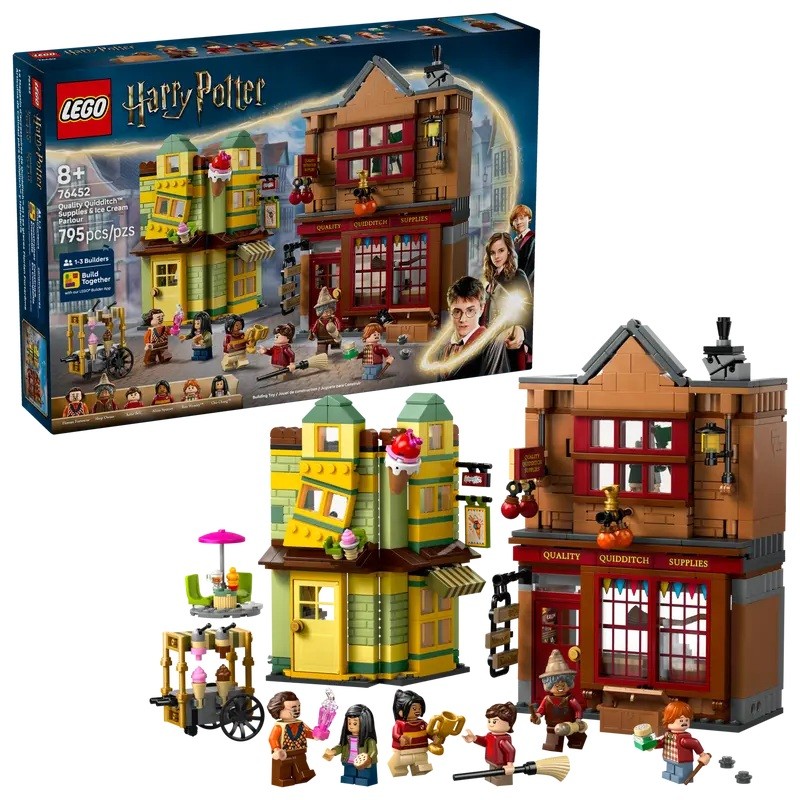 LEGO HARRY POTTER - ARTICULOS DE CALIDAD PARA QUIDDITCH Y HELADERIA