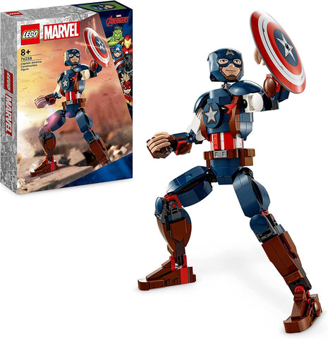 LEGO MARVEL FIGURA PARA CONSTRUIR: CAPITAN AMERICA