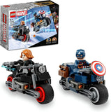 LEGO MARVEL MOTOS DE VIUDA NEGRA Y EL CAPITAN AMERICA