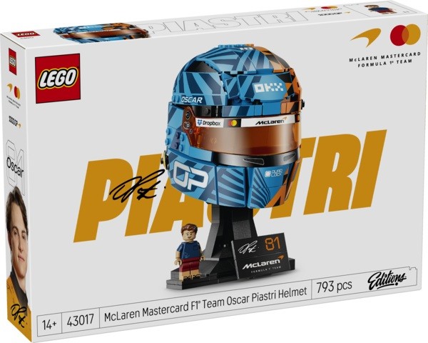 LEGO MCLAREN MASTERCARD F1 TEAM - OSCAR PIASTRI HELMET