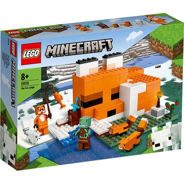LEGO MINECRAFT EL REFUGIO-ZORRO