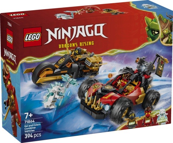 LEGO NINJAGO - VEHICULOS COMBINABLES DE KAI Y COLE