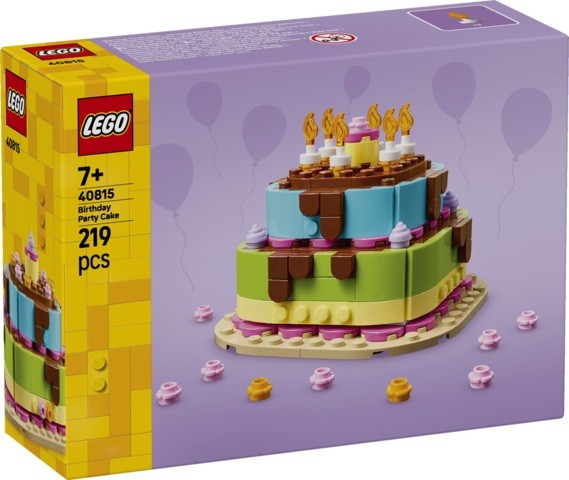 LEGO PASTEL DE FIESTA DE CUMPLEAÑOS