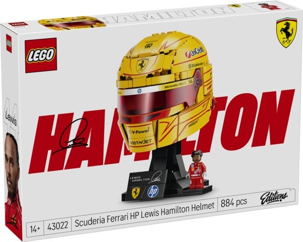 LEGO SCUDERIA FERRARI HP - CASCO DE LEWIS HAMILTON