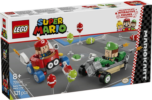 LEGO SUPER MARIO - BEBE MARIO vs BEBE LUIGI