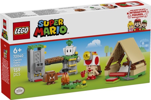LEGO SUPER MARIO DE ACAMPADA CON EL CAPITAN