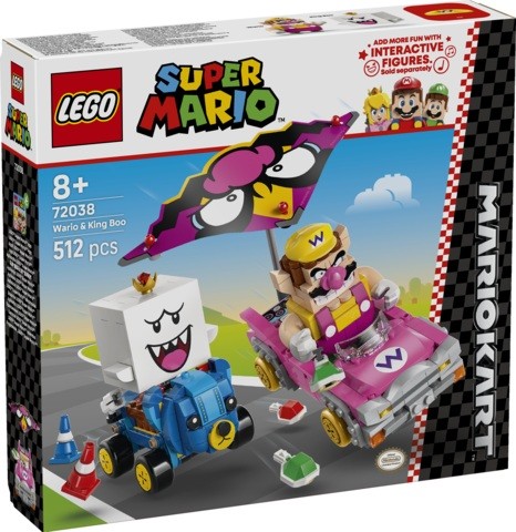 LEGO SUPER MARIO - MARIO KART™ - WARIO Y REY BOO