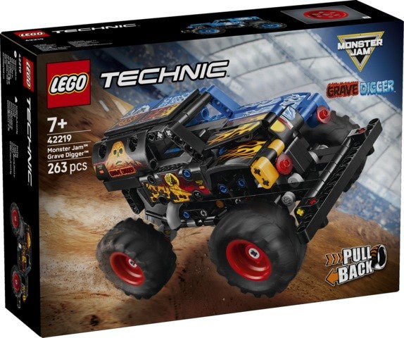 LEGO TECHNIC - MONSTER JAM™ GRAVE DIGGER™ FUEGO Y HIELO