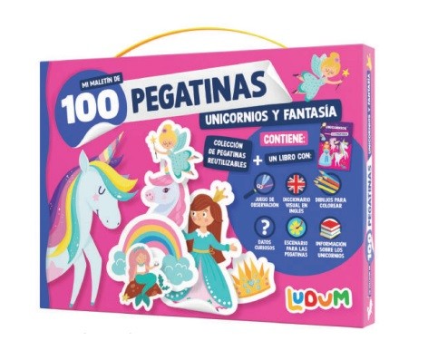 LUDUM - MALETIN 100 PEGATINAS - FANTASIA