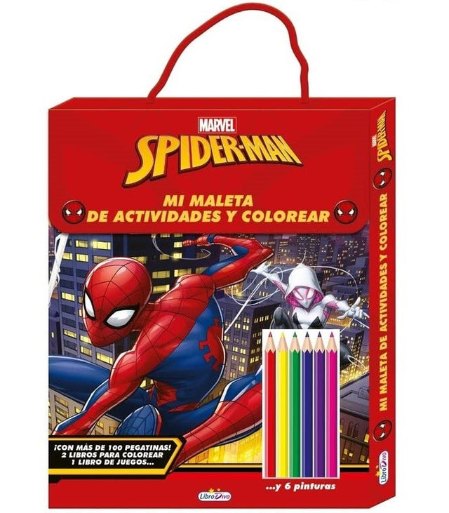 MALETA ACTIVIDADES Y COLOREAR SPIDERMAN