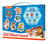 MALETIN 100 PEGATINAS PATRULLA CANINA LUDUM