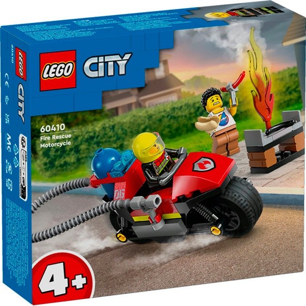 LEGO CITY MOTO DE RESCATE DE BOMBEROS
