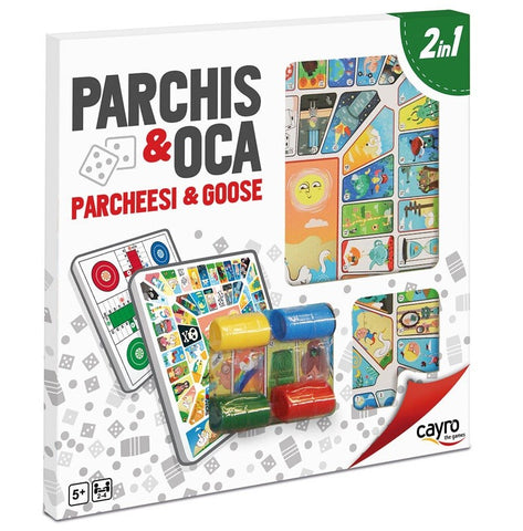 PARCHIS - OCA CON ACCESORIOS 40x40cm