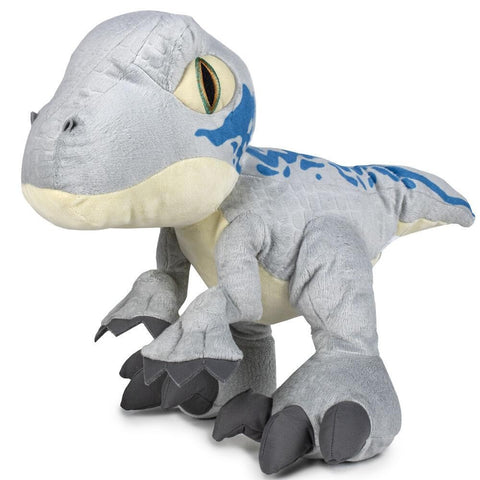 PELUCHE JURASSIC WORLD BLUE 25CM (CON SELLO OFICIAL EN LA PEZUÑA)