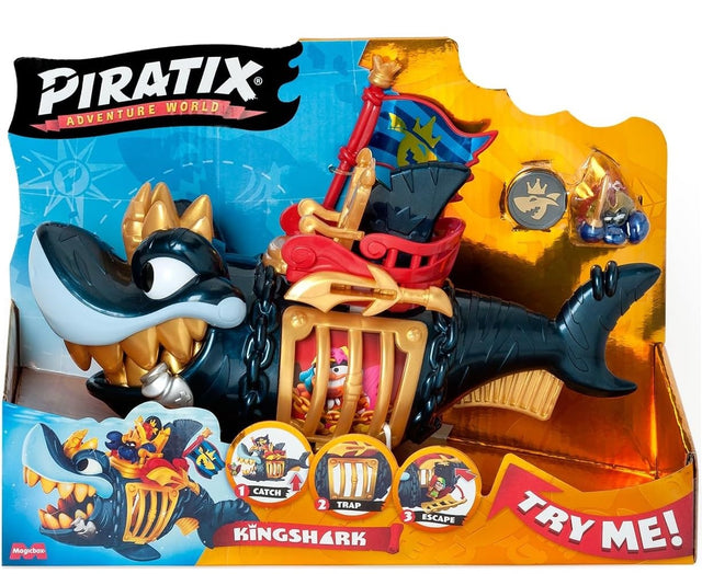 PIRATIX CRAZY JUNGLE KING SHARK GOLDEN TEETH