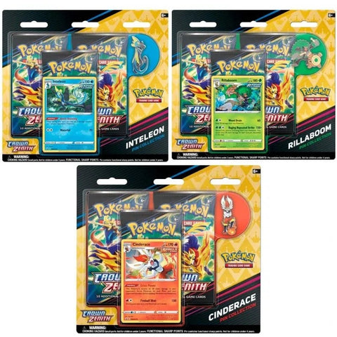 POKEMON 12.5 PIN COLLECTION CENIT SUPREMO