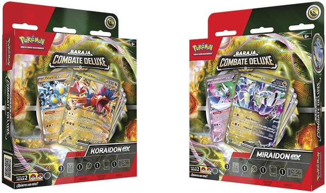 POKEMON BARAJA DE COMBATE DELUXE MIRADONEX Y KORAIDONEX