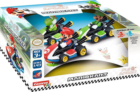 PULL&SPEED NINTENDO MARIO KART CAJA 3 UNIDADES