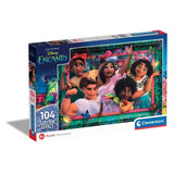 PUZZLE 104 PZAS GLITTER ENCANTO