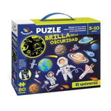 PUZZLE 80 PIEZAS UNIVERSO, BRILLA EN LA OSCURIDAD