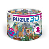 PUZZLE 3D - UNICORNIOS 60 PIEZAS