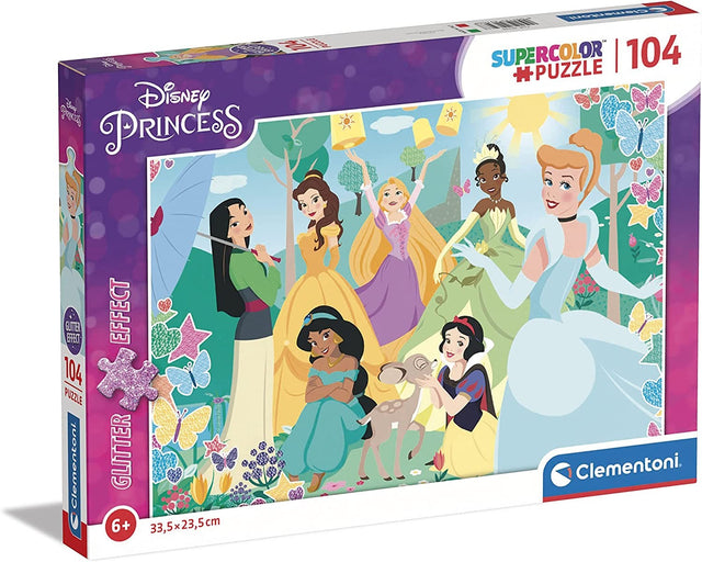 PUZZLE 104 PZAS PRINCESAS DISNEY GLITTER
