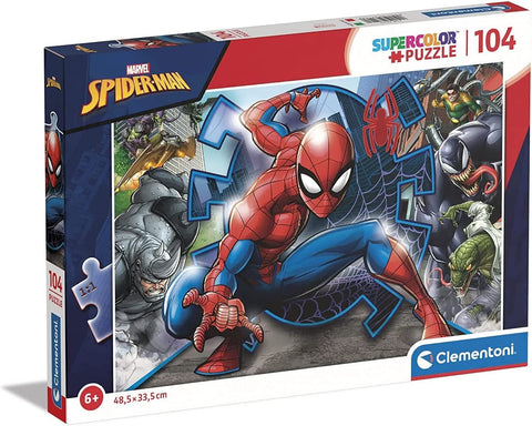 PUZZLE 104 PZAS SPIDERMAN SUPER COLOR