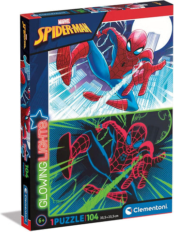 PUZLE SPIDERMAN 104 PIEZAS GLOWING LIGHTS