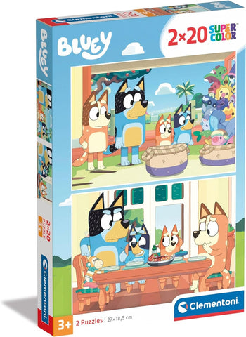 PUZZLE 2X20 PZAS BLUEY