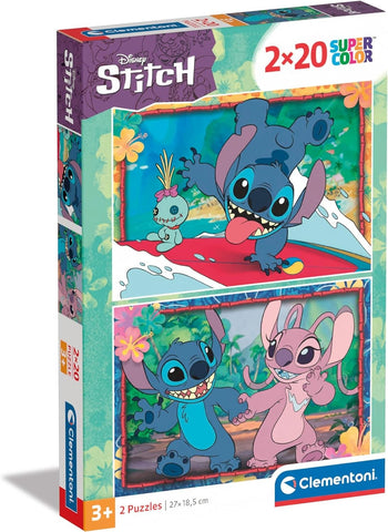 PUZZLE 2X20 PZAS DISNEY STITCH