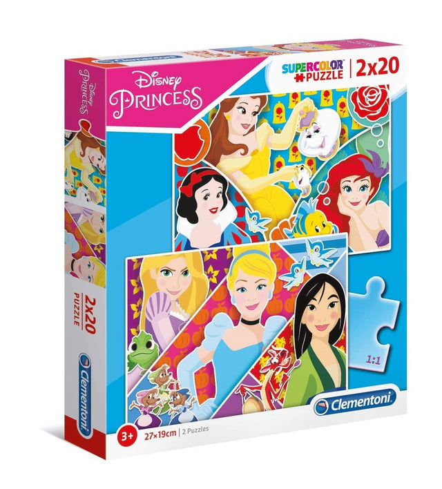 PUZZLE 2X20 PZAS PRICESAS DISNEY