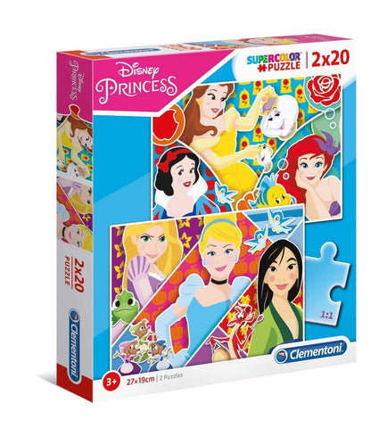 PUZZLE 2X20 PZAS PRICESAS DISNEY