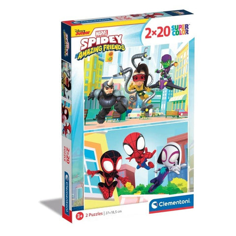 PUZZLE 2x20 PZAS SPIDEY Y SUS AMIGOS