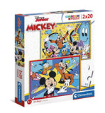 PUZZLE 2X20 PZAS SUPER COLOR MICKEY