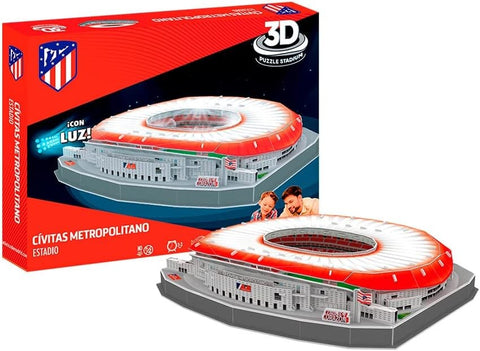 PUZZLE 3D ESTADIO CIVITAS METROPOLITANO AT. MADRID CON LUZ