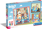 PUZZLE 3X48 PZAS SQUARE BLUEY