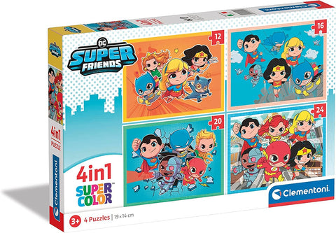 PUZZLE 4 EN 1 DC SUPERFRIENDS