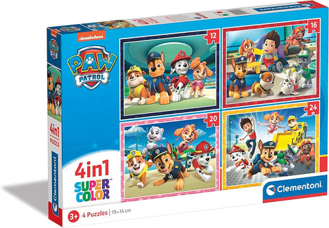 PUZZLE 4 EN 1 PAW PATROL