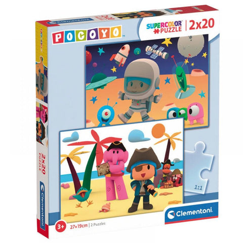 PUZZLE POCOYO 2x20 PZAS