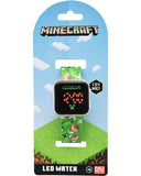 RELOJ LED MINECRAFT