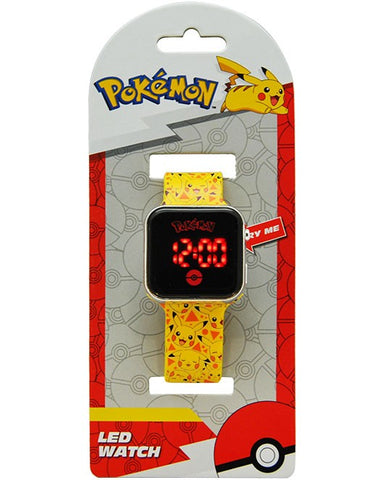 RELOJ LED POKEMON PIKACHU