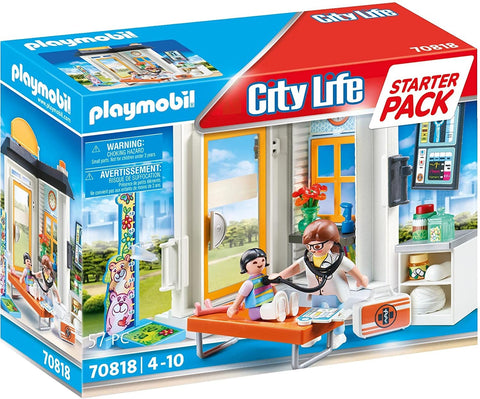 STARTER PACK PEDIATRA PLAYMOBIL