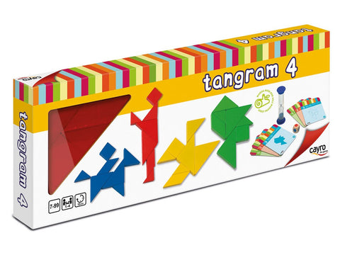 TANGRAM 4 JUGADORES MADERA